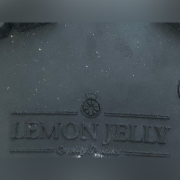 LEMON JELLEY Anlke Boots Sprarkly Shiny Rain Boots Size 40 or An 8/8.5 GUC - Picture 10 of 11